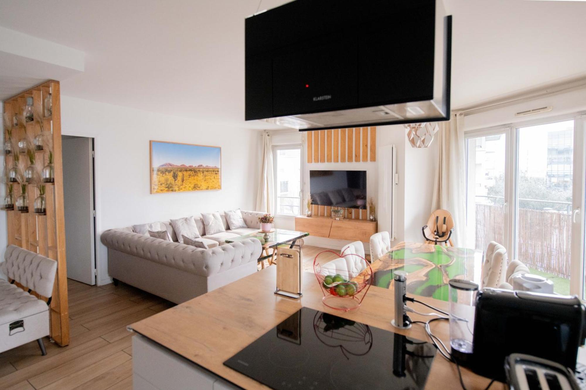 Apartamento Elise De Roche Equipe Balcon Parking Rer B Le Bourget Exterior foto